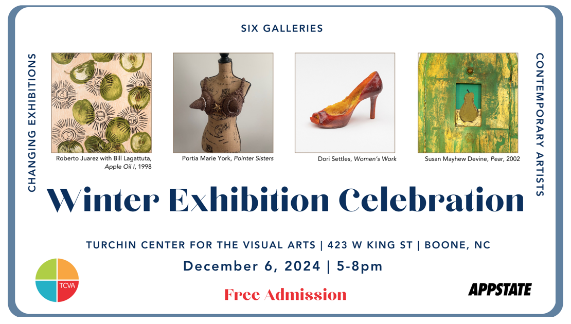Turchin Center Winter Exhibition Celebration Postcard